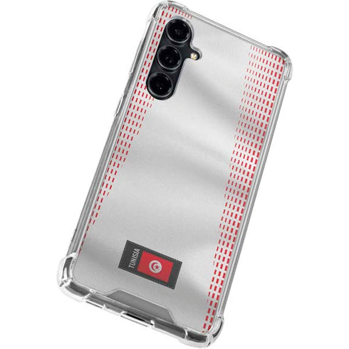 Tunisia Soccer Flag Galaxy S23 FE Clear Case